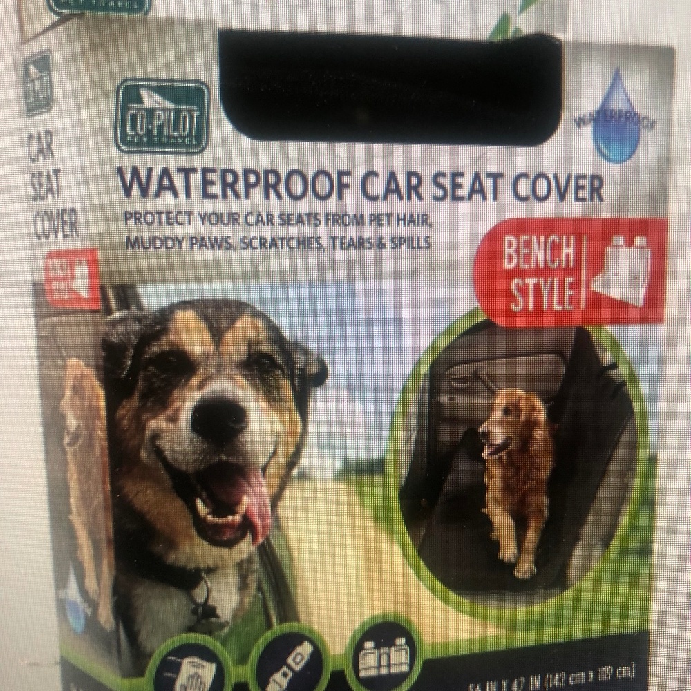 Waterproof dog car seat cover
